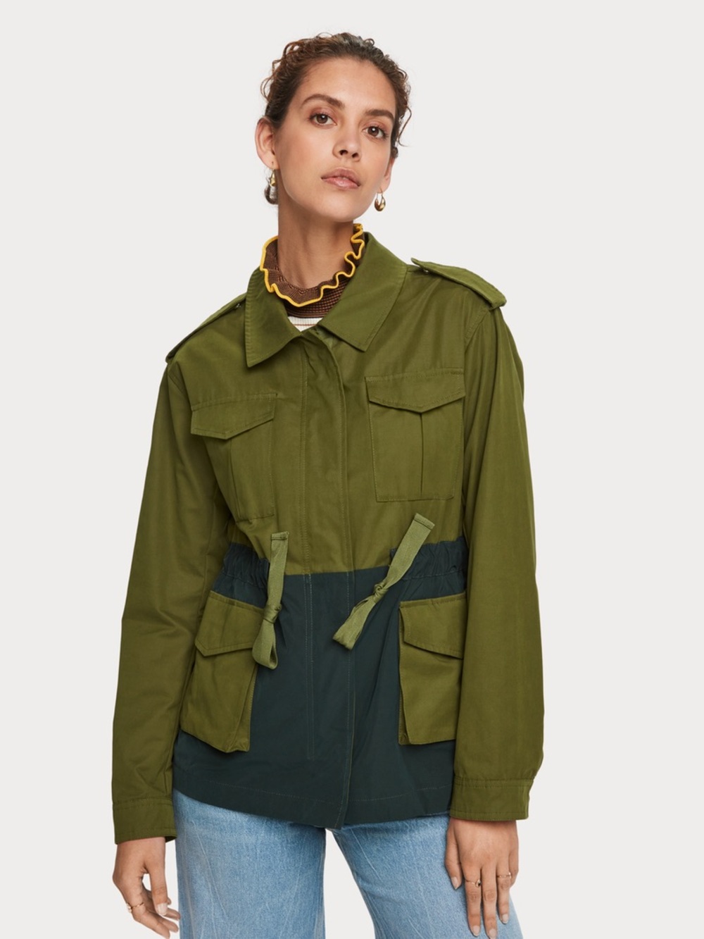 Scotch&Soda Two-Tone Utility Jacket
